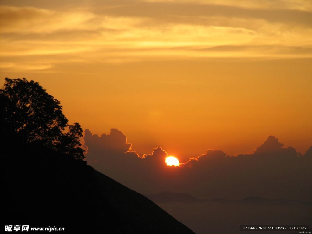 夕阳晚照