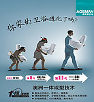 坐便器进化海报
