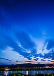 湘江岳麓山夜景