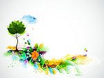 花纹树叶