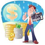 矢量卡通商务人物