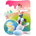 矢量卡通商务人物