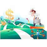 矢量卡通商务人物