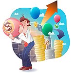 矢量卡通商务人物
