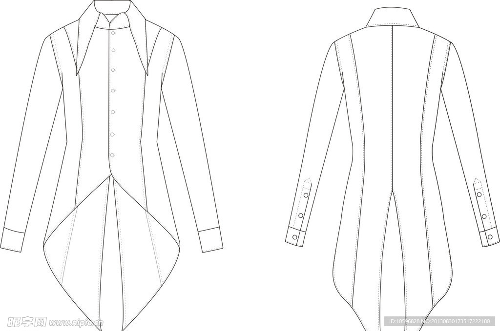 服装款式图