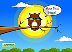 猫头鹰flash矢量