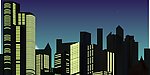 城市昼夜交替