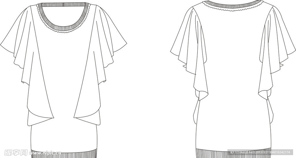 服装款式图