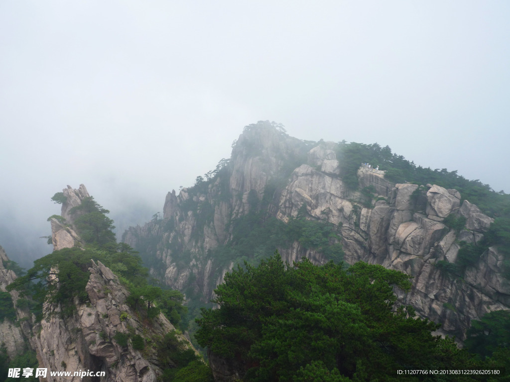 黄山山峰