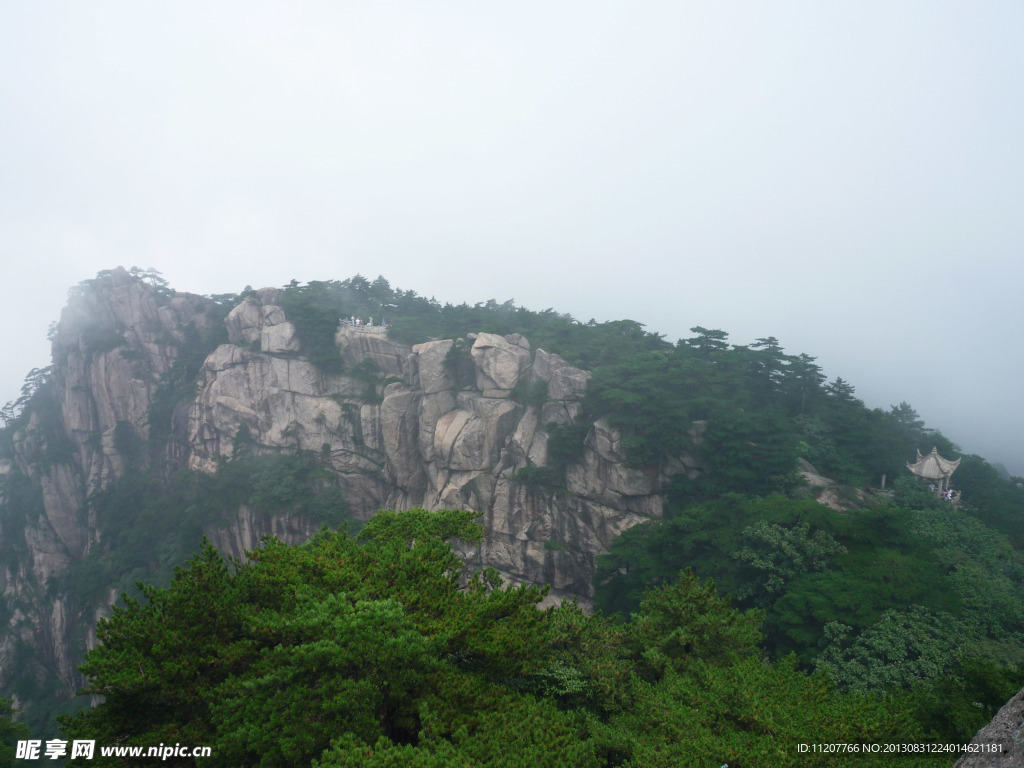 黄山山峰