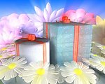鲜花礼包礼物视频背景