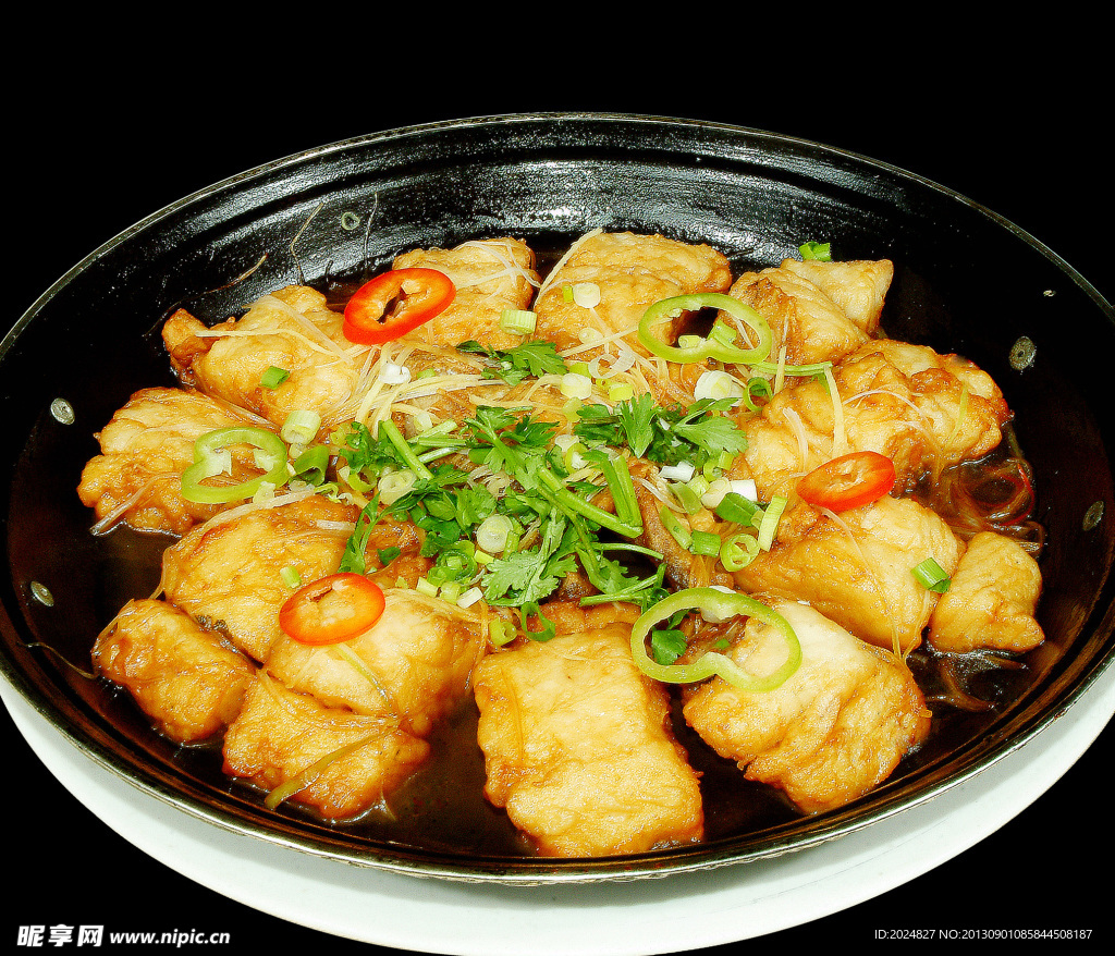 铁锅醋煎鲈鱼
