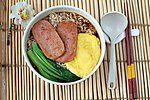 鸡蛋面 火腿鸡蛋面