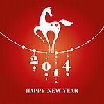 2014马年背景