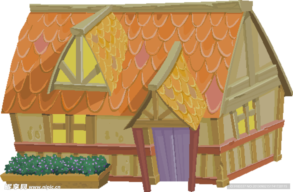 卡通小屋