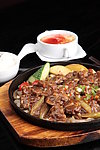 铁板牛小排饭