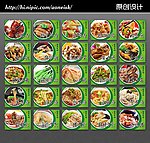 餐厅菜品展示画
