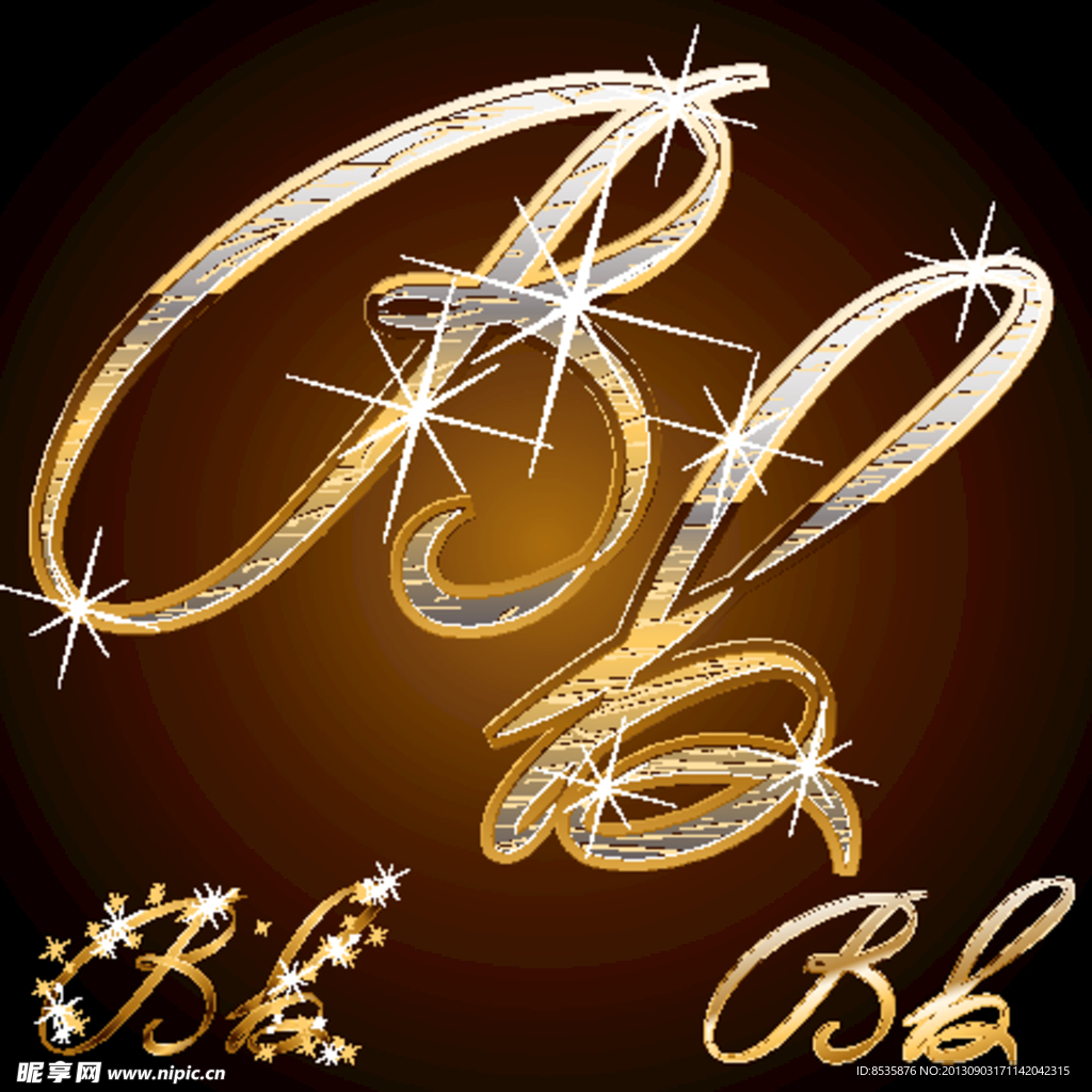 金属字母