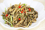 豆角炒藕丝