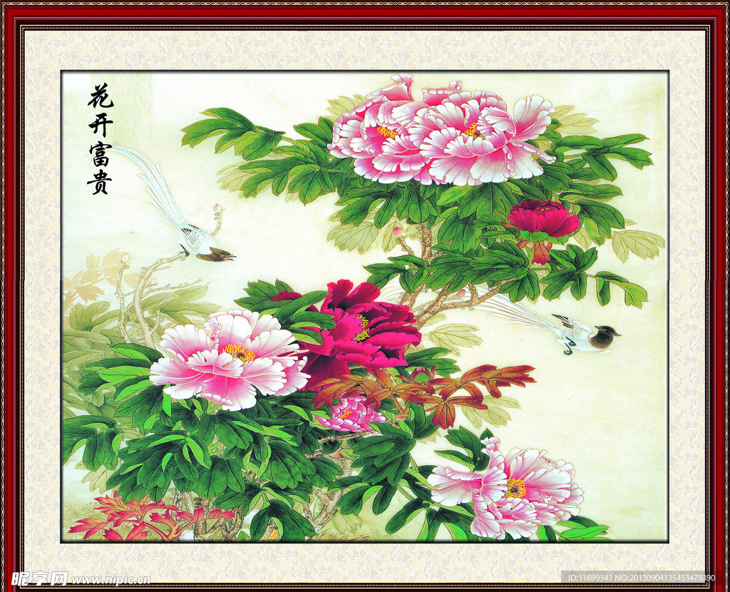 牡丹 花开富贵