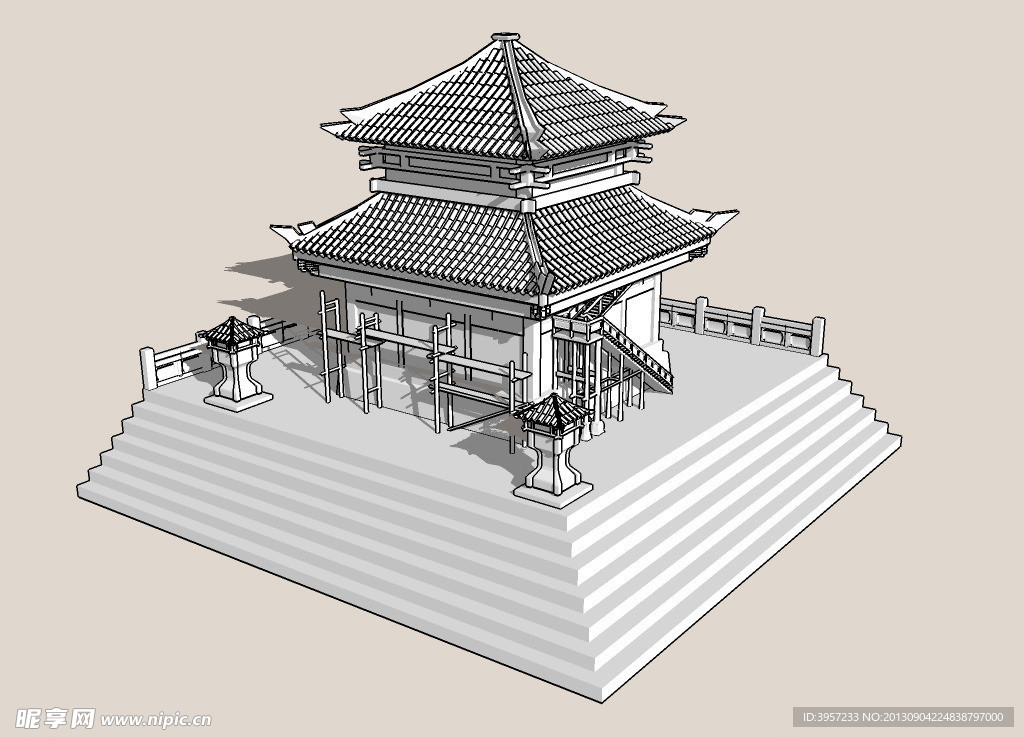 古建3D模型