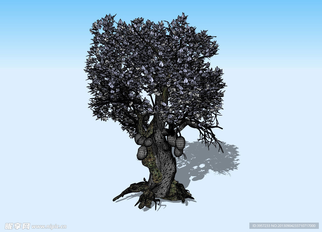 菠萝蜜3D模型