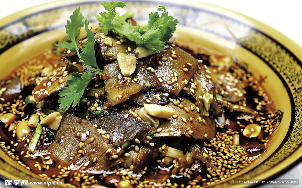 夫妻肺片摄影图
