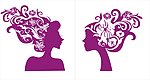 女人矢量头像