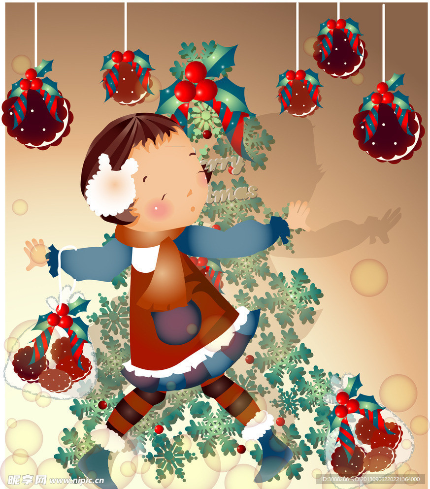 圣诞小女孩