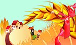 秋野拾穗 海报
