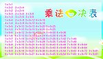 乘法口诀表