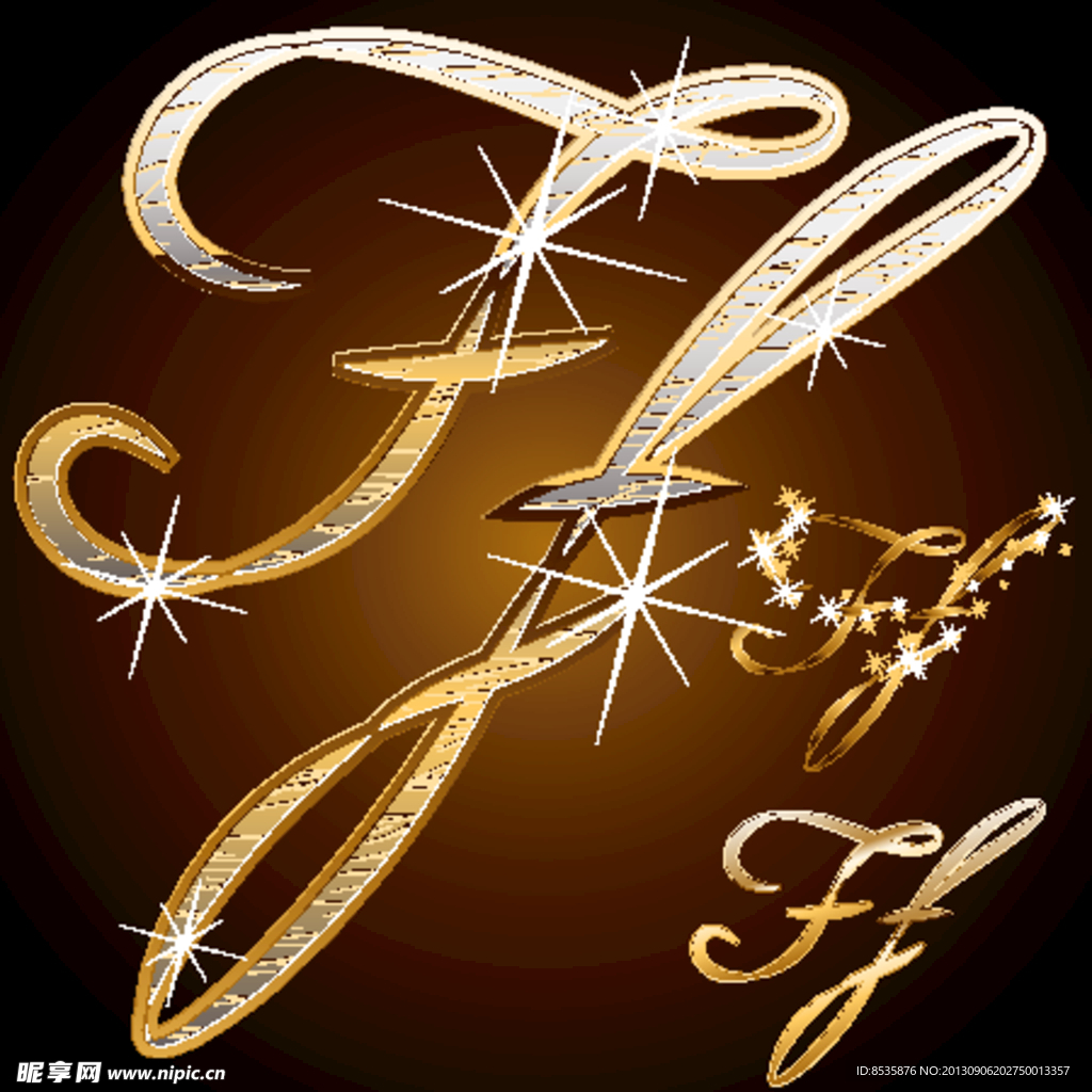 金属字母