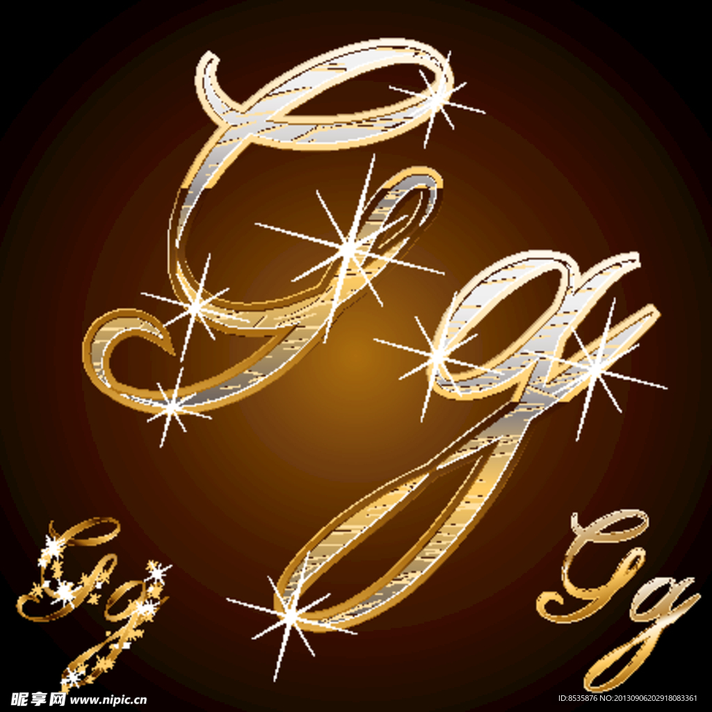 金属字母