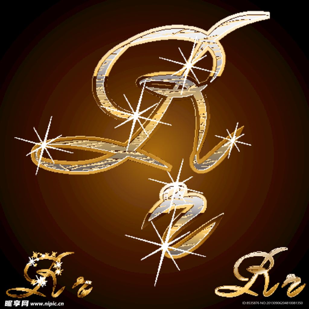 金属字母