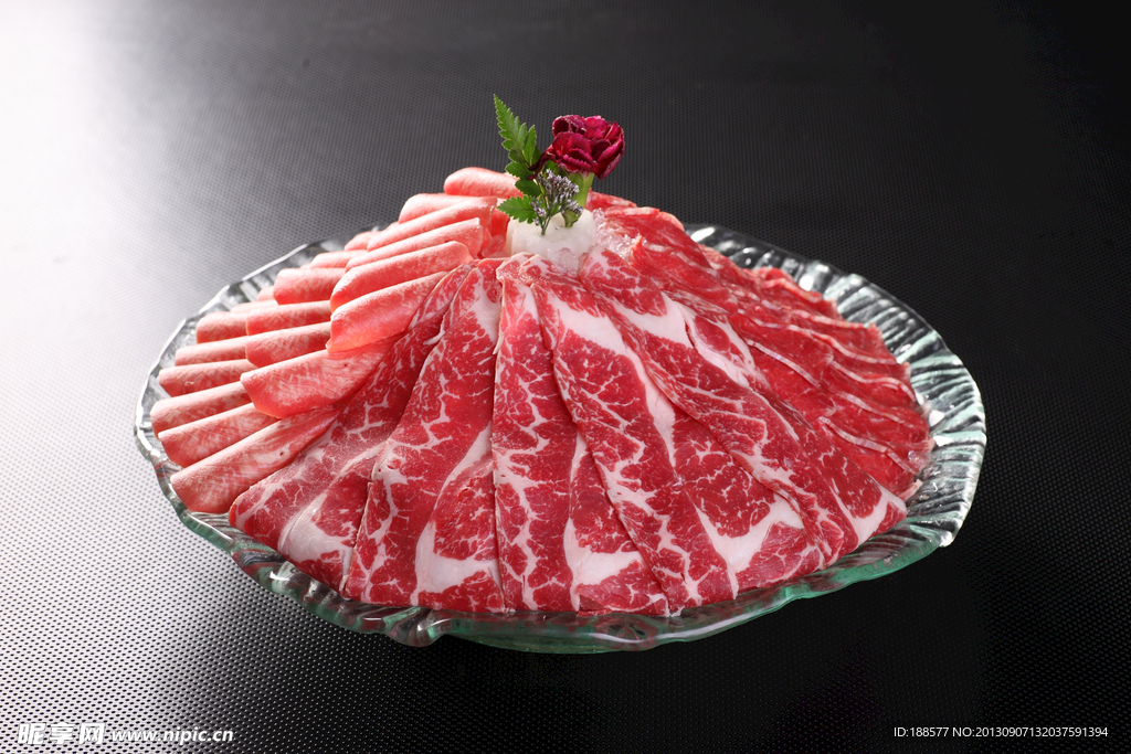 牛肉拼盘涮品