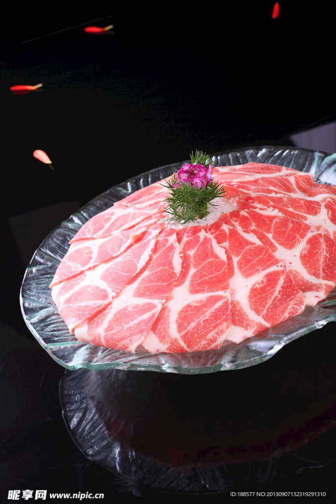高清野猪肉片
