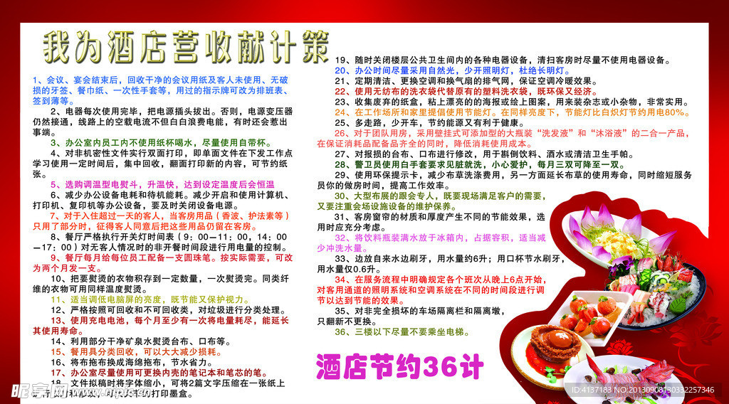 酒店板报