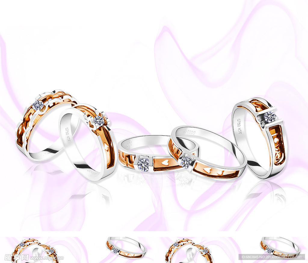 钻戒 戒指 通道分层