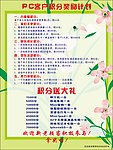 客户积分计划板报