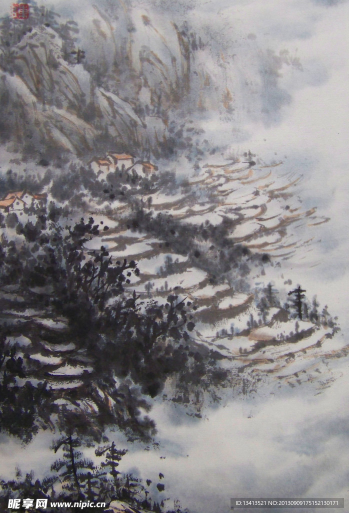 山水国画