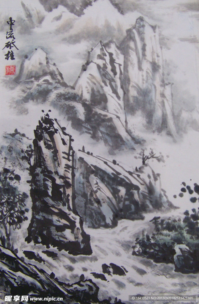 古代山水画（非高清）