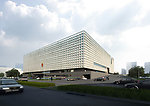 办公楼建筑透视效果图