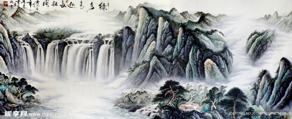 绿色青山多壮阔