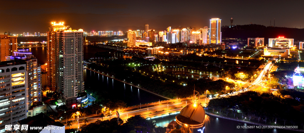 白鹭洲夜景