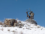 冬天五峰山风景
