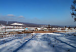 好里堡东山冬天风景