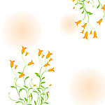 灯具图案 梦幻花纹