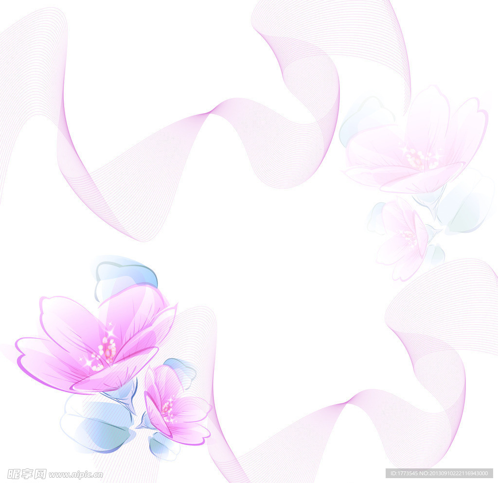 灯具图案 梦幻花纹