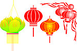 灯笼矢量