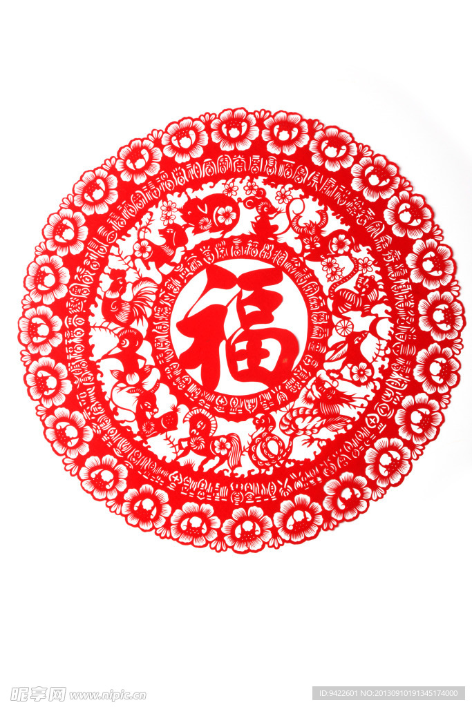 剪纸兔